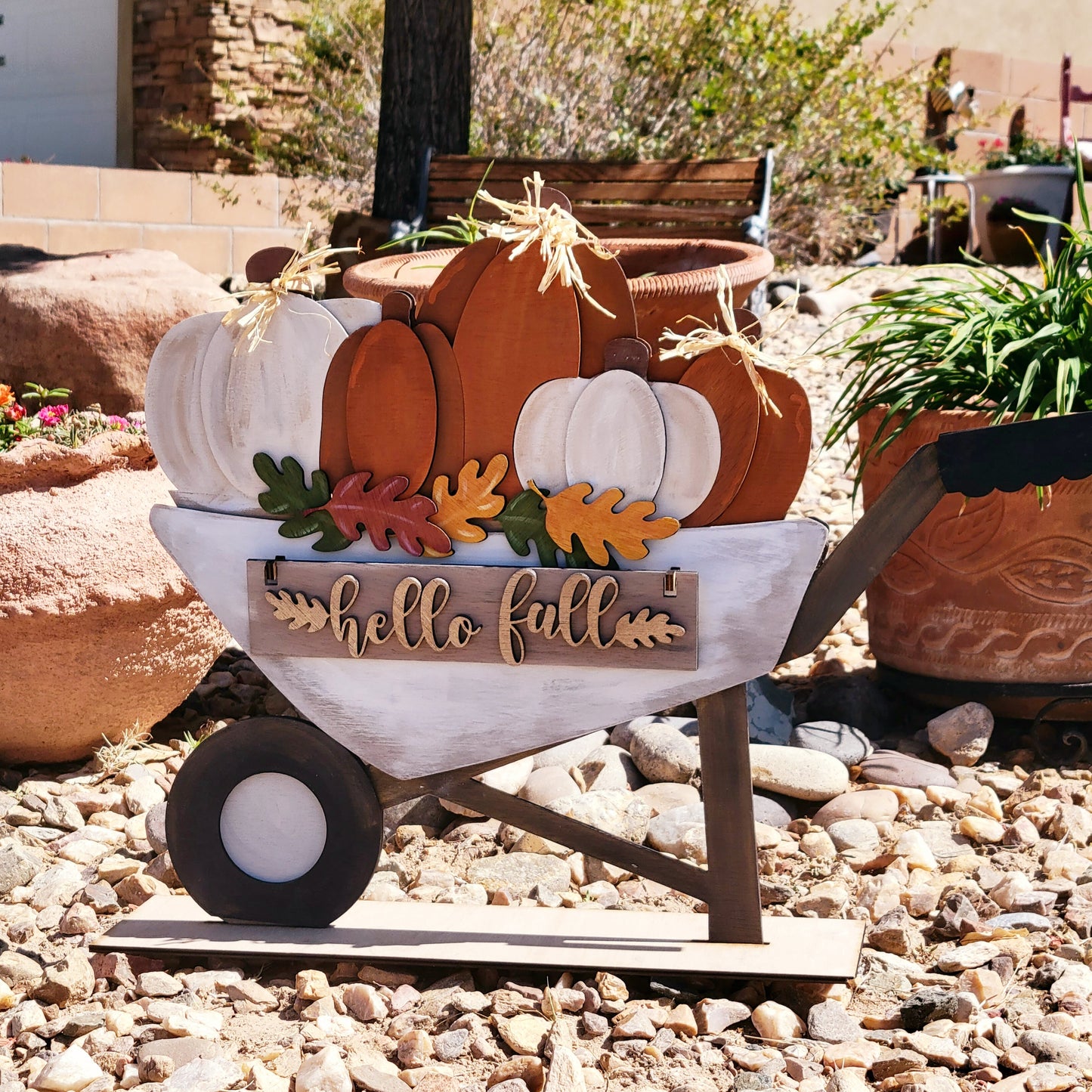 Fall Wheelbarrow