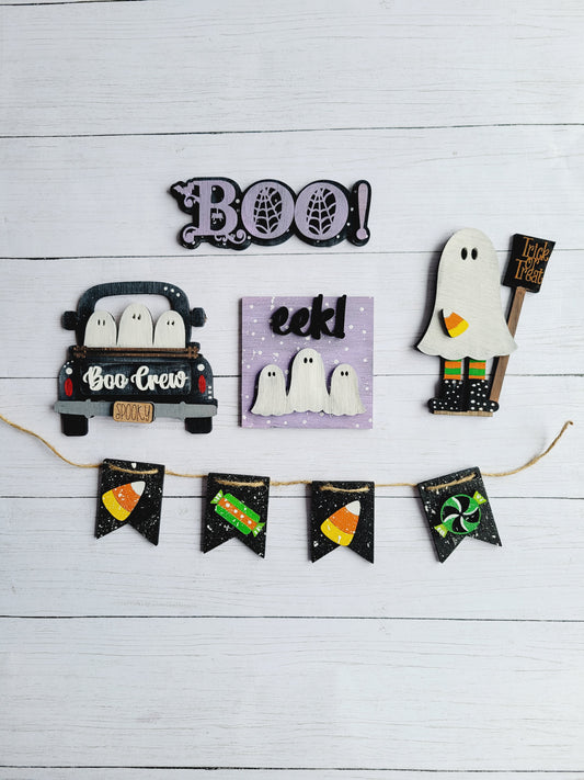 Boo Crew Tray Set