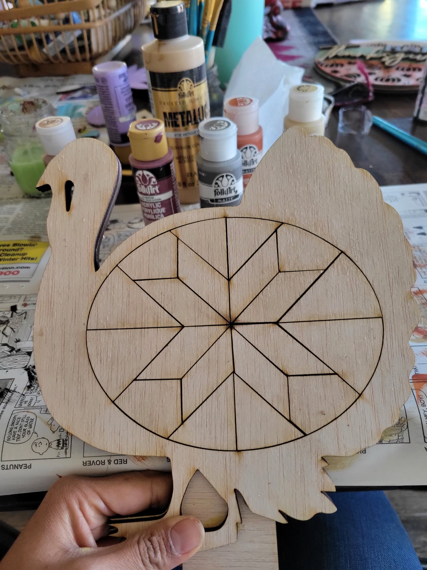 Barn Quilt Turkey