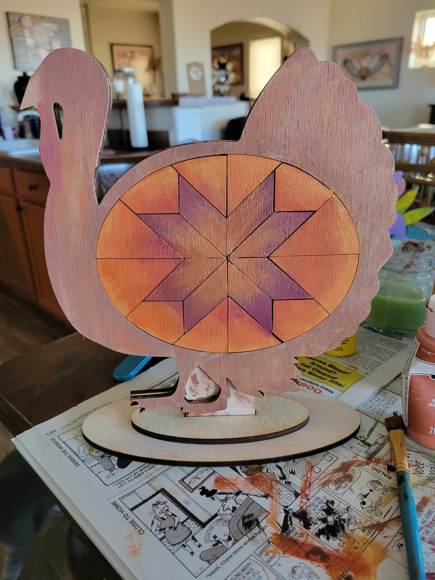 Barn Quilt Turkey