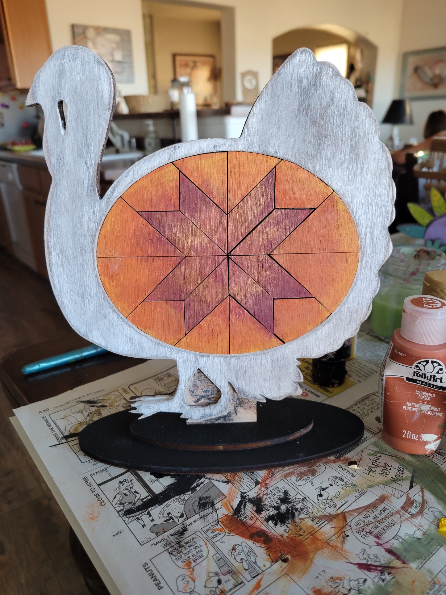 Barn Quilt Turkey